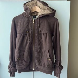 Marc Jacobs Cotton Sherpa-lined Hoodie Jacket